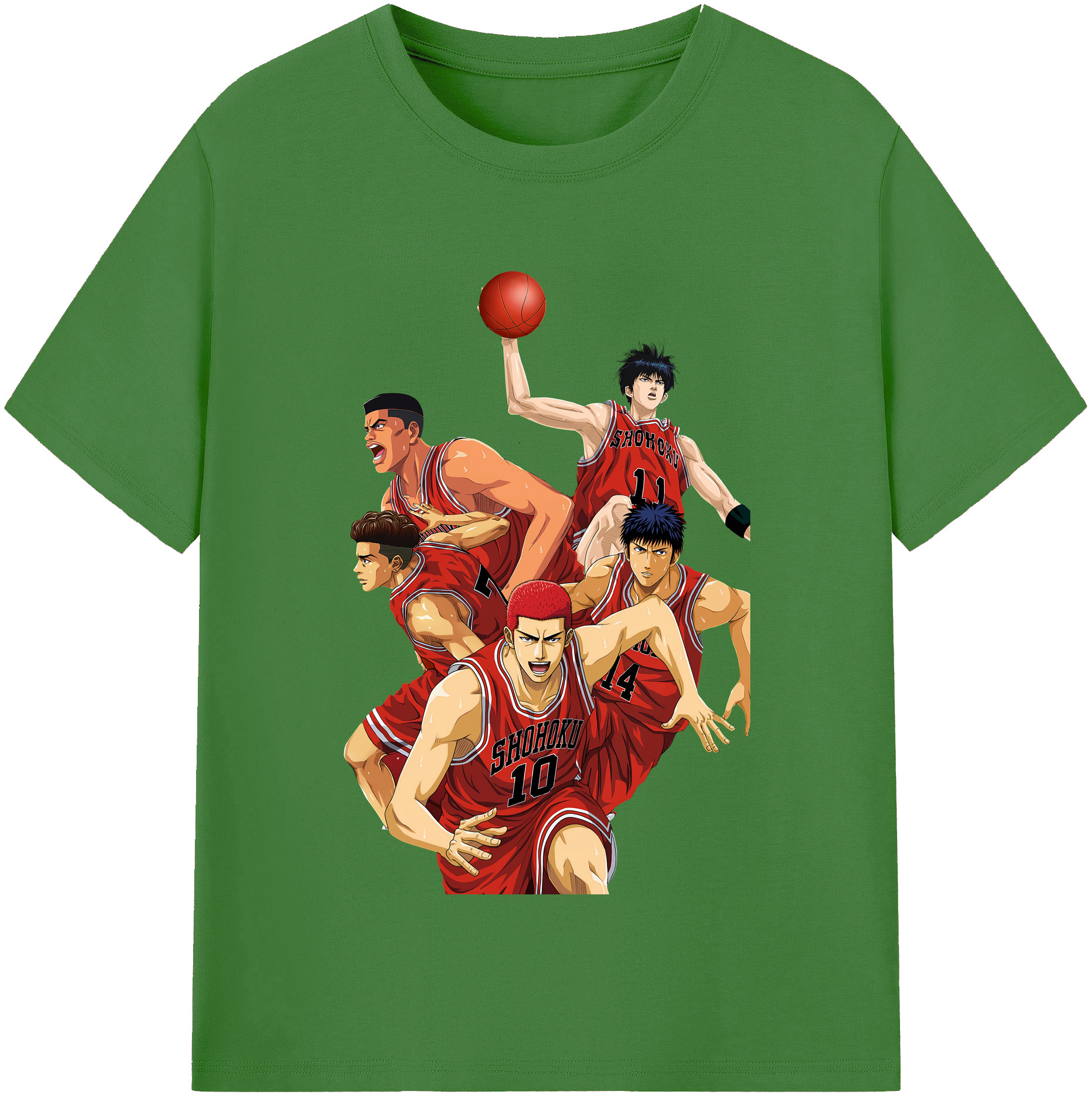 （画像用） SLAM DUNK／スラムダンク レディースカジュアルプリントTシャツ（綿100％）